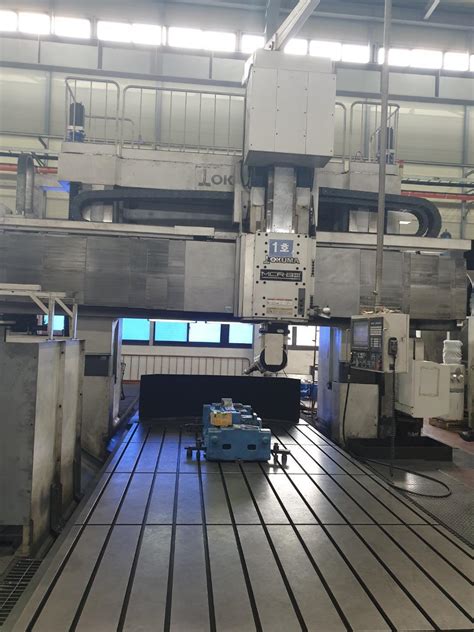 cnc double column machining center supplier|okuma double column.